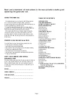 Preview for 2 page of Dyna D3000 Installation & Operating Instructions Manual