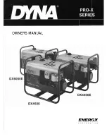 Dyna PRO-X series Owner'S Manual предпросмотр