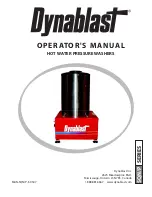 Dynablast MHG500PSQ Operator'S Manual preview