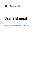 dynabook Portege X30L-G User Manual предпросмотр