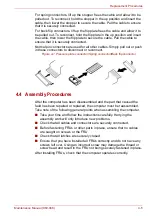 Предварительный просмотр 81 страницы dynabook Portege X30L-K Series Maintenance Manual