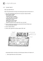 Предварительный просмотр 16 страницы dynabook Satellite Pro C40-G Maintenance Manual