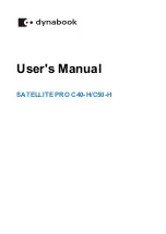 dynabook SATELLITE PRO C40-H User Manual предпросмотр