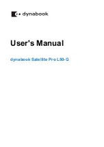 Предварительный просмотр 1 страницы dynabook Satellite Pro L50-G User Manual