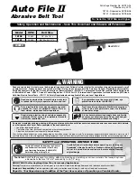 Preview for 1 page of Dynabrade Auto File II 18100 Safety, Operation And Maintenance