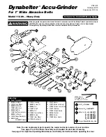 Dynabrade Dynabelter 11486 Operating, Maintenance And Safety Instructions preview