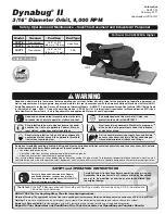 Preview for 1 page of Dynabrade Dynabug 10278 Safety, Operation And Maintenance Instructions