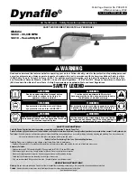 Preview for 1 page of Dynabrade Dynafile 14000 Safety, Operation And Maintenance Manual