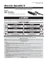 Dynabrade Dynafile II 40503 Safety, Operation And Maintenance Manual preview