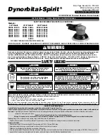 Dynabrade Dynorbital-Spirit 59000 Safety, Operation And Maintenance preview