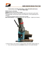 Dynabrade Grinder Series Disassembly And Assembly Instructions preview