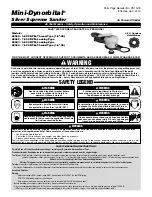 Preview for 1 page of Dynabrade Mini-Dynorbital Silver Supreme 69500 Safety, Operation And Maintenance Manual