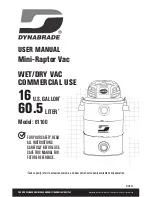 Предварительный просмотр 1 страницы Dynabrade Mini-Raptor Vac 61100 User Manual