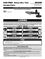 Dynabrade RED-TRED 18067 Manual preview