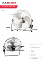 Предварительный просмотр 4 страницы DYNABREEZE FA-23099 Instructions & User'S Manual