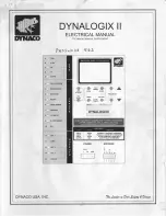 DYNACO DYNALOGIX II DY 4000 Electrical Manual preview