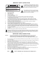 Preview for 3 page of Dynacord Amp Xa 4000 Owner'S Manual