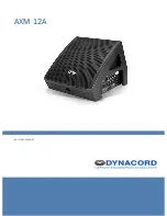 Dynacord AXM 12A User Manual предпросмотр