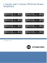 Preview for 1 page of Dynacord C1300FDi-AU Installation Manual