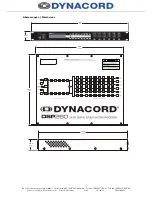 Предварительный просмотр 4 страницы Dynacord DSP 260 Specifications