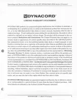 Предварительный просмотр 6 страницы Dynacord EX24 Operating And Service Instructions