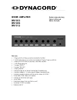 Preview for 1 page of Dynacord MV 503 Owner'S Manual