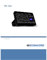 Предварительный просмотр 1 страницы Dynacord PM 502 User Manual