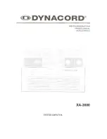 Dynacord XA-3600 Owner'S Manual preview