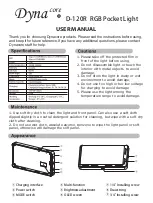 Preview for 1 page of Dynacore D-120R User Manual