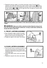 Предварительный просмотр 15 страницы Dynacraft 24V PRINCESS CARRIAGE Owner'S Manual