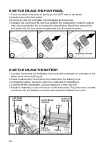 Предварительный просмотр 26 страницы Dynacraft 24V PRINCESS CARRIAGE Owner'S Manual