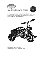 Dynacraft TALKING THOMAS TRIKE Manual preview