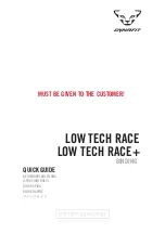 Dynafit LOW TECH RACE 105 Quick Manual preview