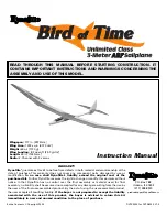 Preview for 1 page of Dynaflite Bird of Time Instruction Manual