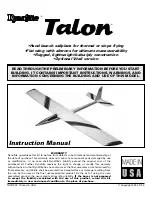 Preview for 1 page of Dynaflite Talon Instruction Manual