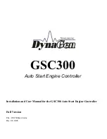 DynaGen GSC300 User Manual preview