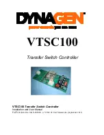 DynaGen VTSC100 Installation And User Manual preview