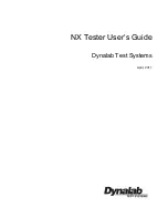 Preview for 1 page of Dynalab NX Series User Manual