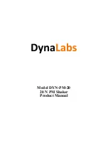 Preview for 1 page of Dynalabs DYN-PM-20 Product Manual