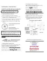 Preview for 2 page of Dynalco SPD-100 Calibration Manual