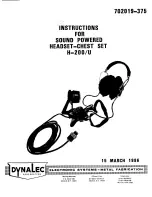 Dynalec H-200/U Instructions Manual preview