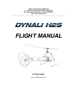 Preview for 1 page of Dynali H2S Manual