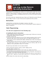 Dynalink A 0977A Operating Instructions preview