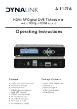 Dynalink A 1127A Operating Instructions Manual preview