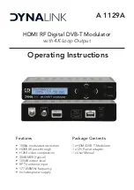 Dynalink A 1129A Operating Instructions Manual preview