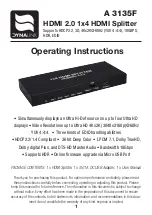 Предварительный просмотр 1 страницы Dynalink A 3135F Operating Instructions