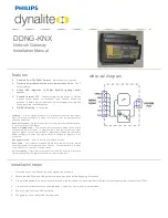 Dynalite DDNG-KNX Installation Manual preview