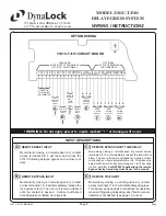 Предварительный просмотр 8 страницы DynaLock 3101C-TJ101 Wiring Instructions