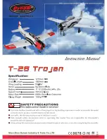 Dynam T-28 Trojan Instruction Manual preview