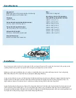 Предварительный просмотр 2 страницы Dynamat 2036 Brochure & Specs